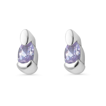 Lavender CZ Earring